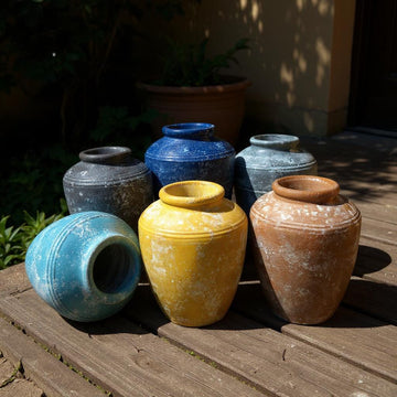 Concrete vases