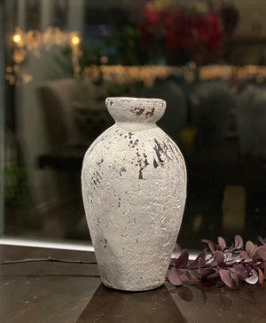 12 Inches tall - Concrete handmade vase beautiful finishing in multiple colors