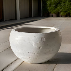 XXXL 43 - 68 Inches Super large, irregular textures unique handcrafted Fiberglass pot