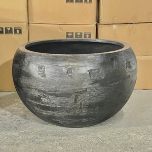 XXXL 43 - 68 Inches Super large, irregular textures unique handcrafted Fiberglass pot