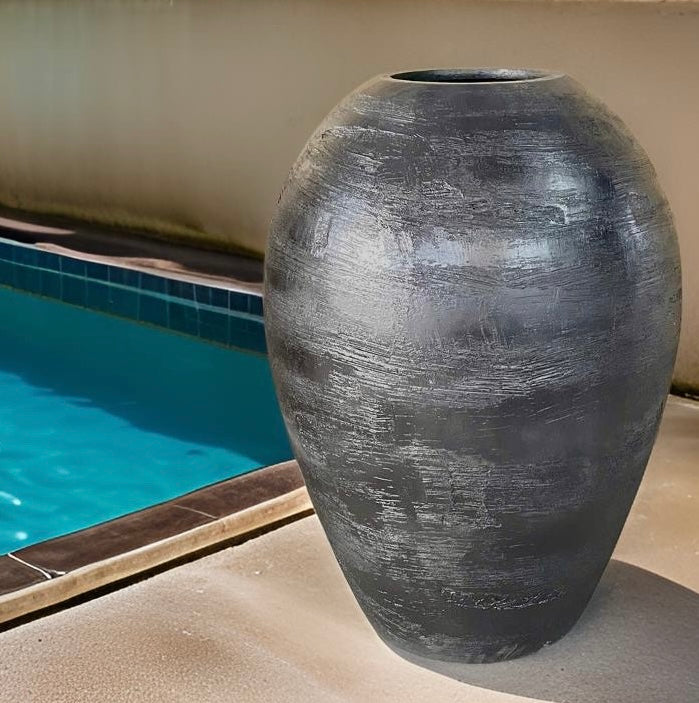 XXXL 50 - 60 Inches Super large, irregular textures unique handcrafted Fiberglass pot