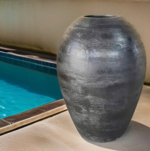 XXXL 50 - 60 Inches Super large, irregular textures unique handcrafted Fiberglass pot