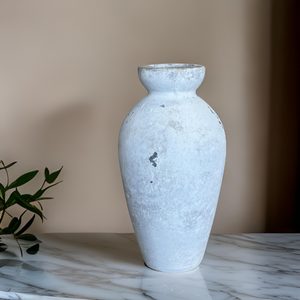 12 Inches tall - Concrete handmade vase beautiful finishing in multiple colors