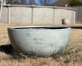 Big Pond 22-28 Inches Fiberglass planter in Antique white. Beautiful Plant Pots, Garden Planter, Planter, Home Good Decor