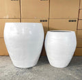 XXXL Fiberglass Planter: 53-Inch Handcrafted Commercial Pot